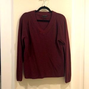 Burgundy Banana Republic sweater